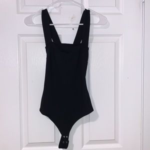 Cross Back Square Neck Bodysuit